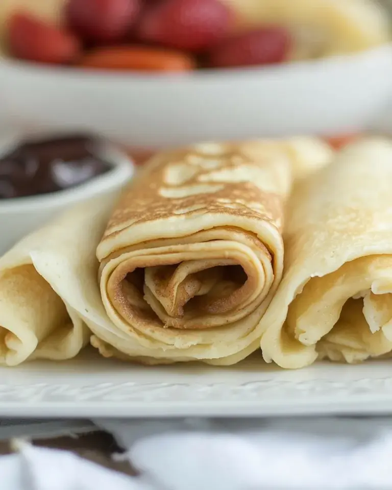Homemade Easy Pancake Rolls, 3 ways photo