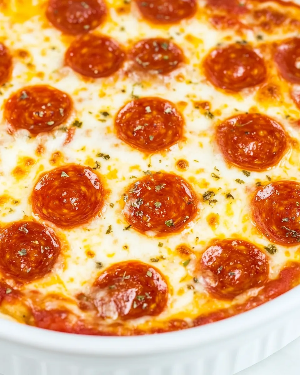 Delicious Easy Pizza Dip recipe photo