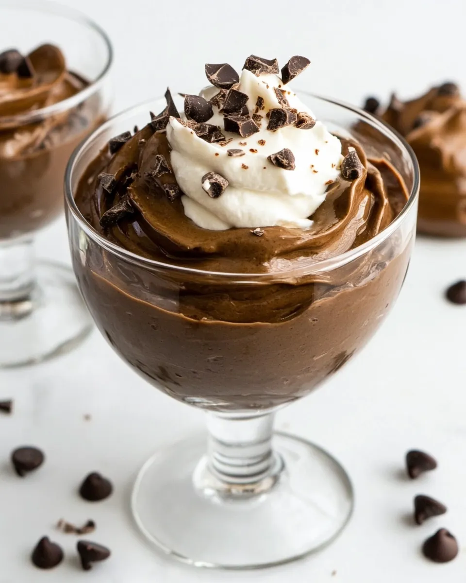 Homemade Easy Tofu Chocolate Mousse photo