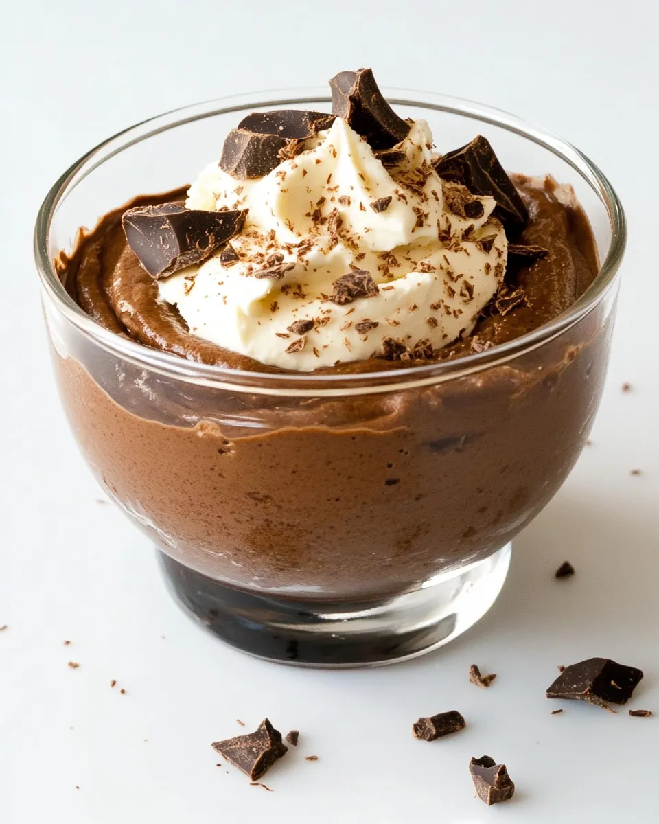 Classic Easy Tofu Chocolate Mousse recipe photo