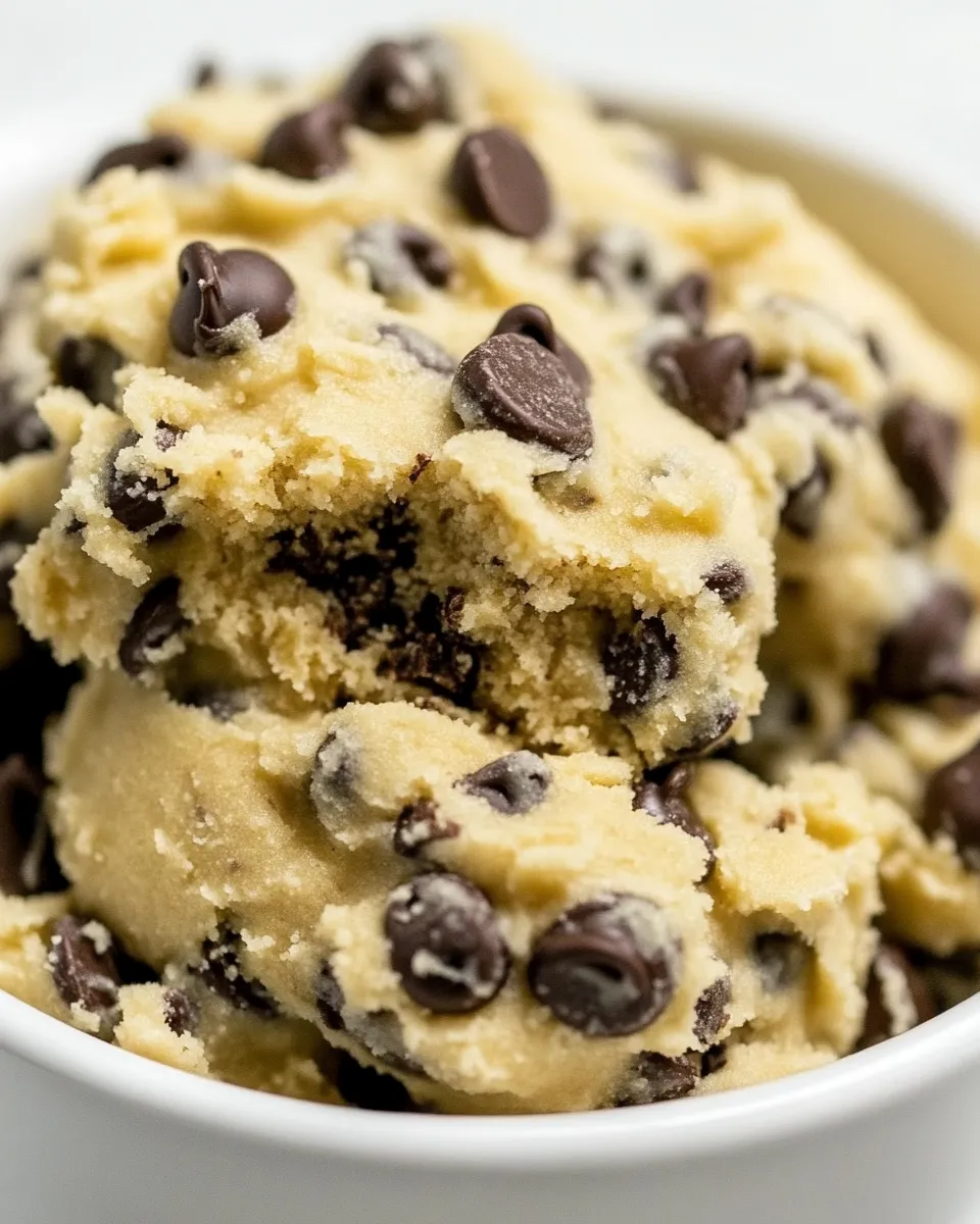 Classic Edible Chocolate Chip Cookie Dough image