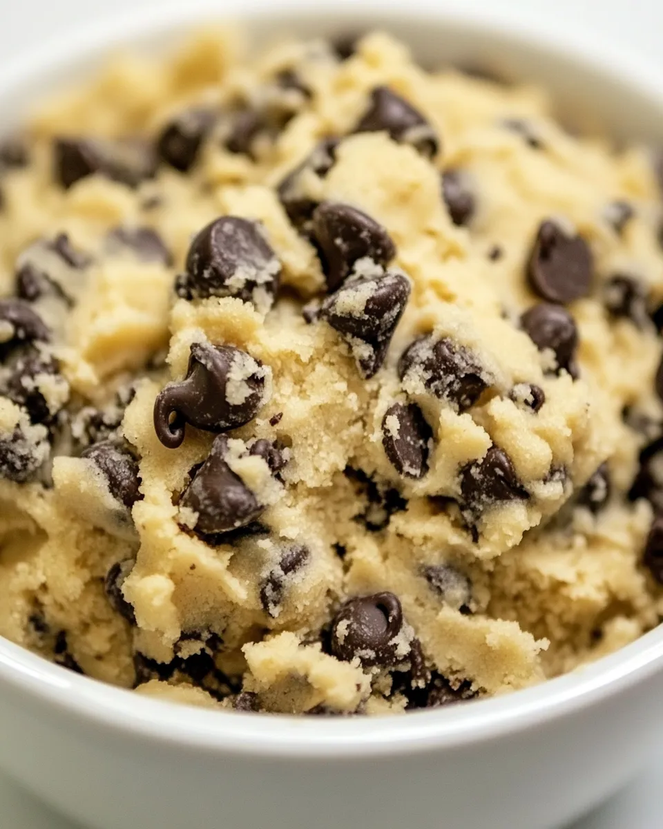 Delicious Edible Chocolate Chip Cookie Dough shot