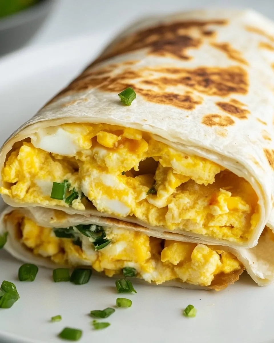 Delicious Egg Burrito shot