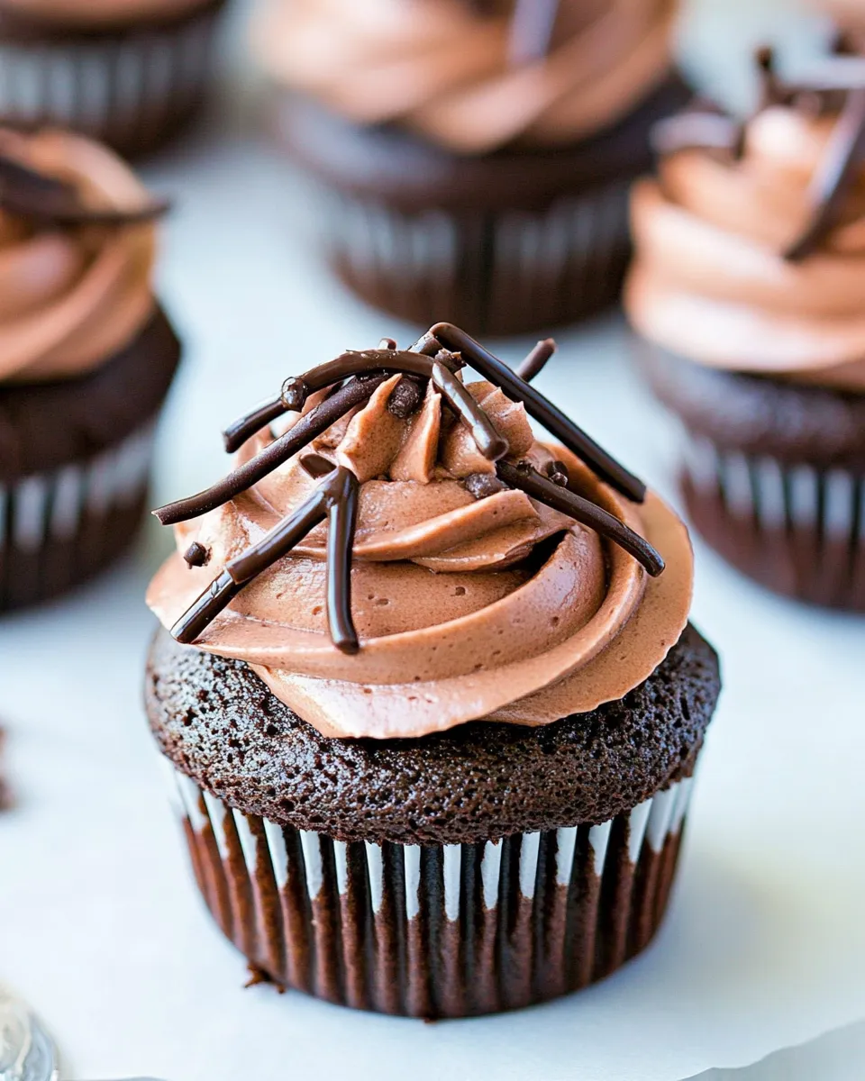 Easy Eggless Chocolate Cupcakes recipe photo