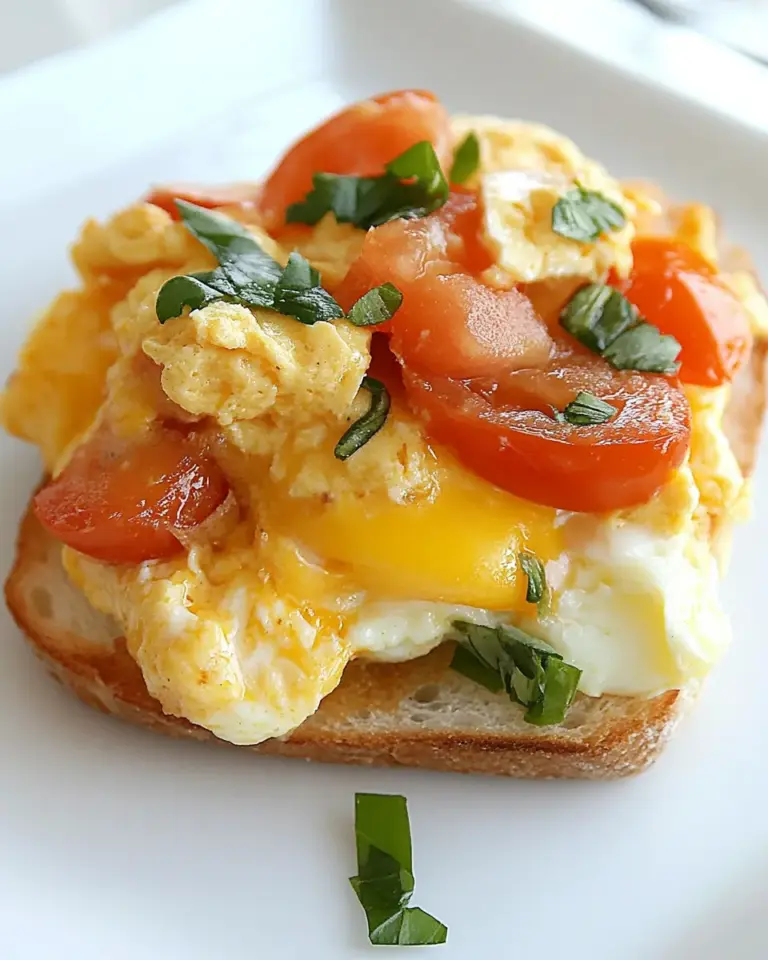 Homemade Eggs and Tomato Breakfast Melts photo