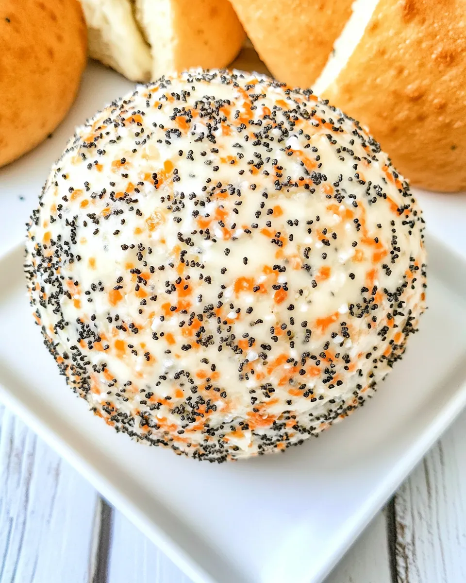 Homemade Everything Bagel Seasoning Cheese Ball photo