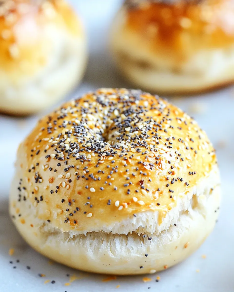 Easy Everything Bagel Slider Buns recipe photo