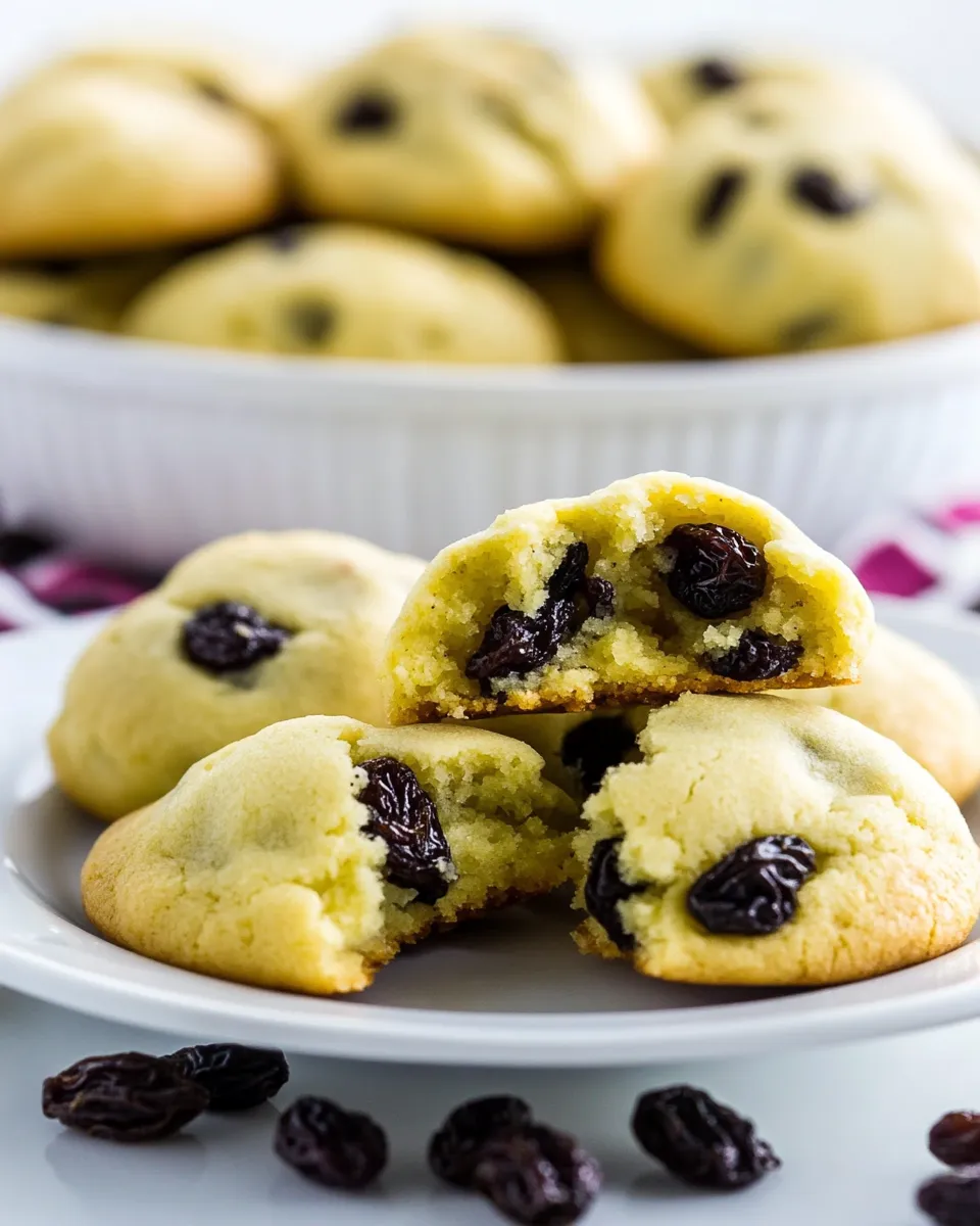 Delicious Filled Raisin Cookies shot