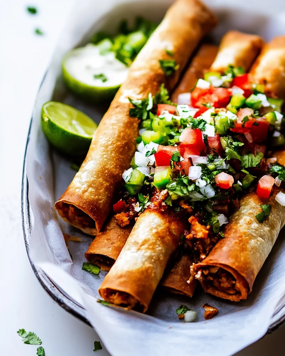 Easy Flautas food shot