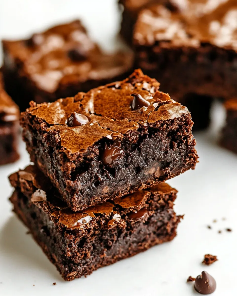 Classic Flourless Chocolate Brownies image