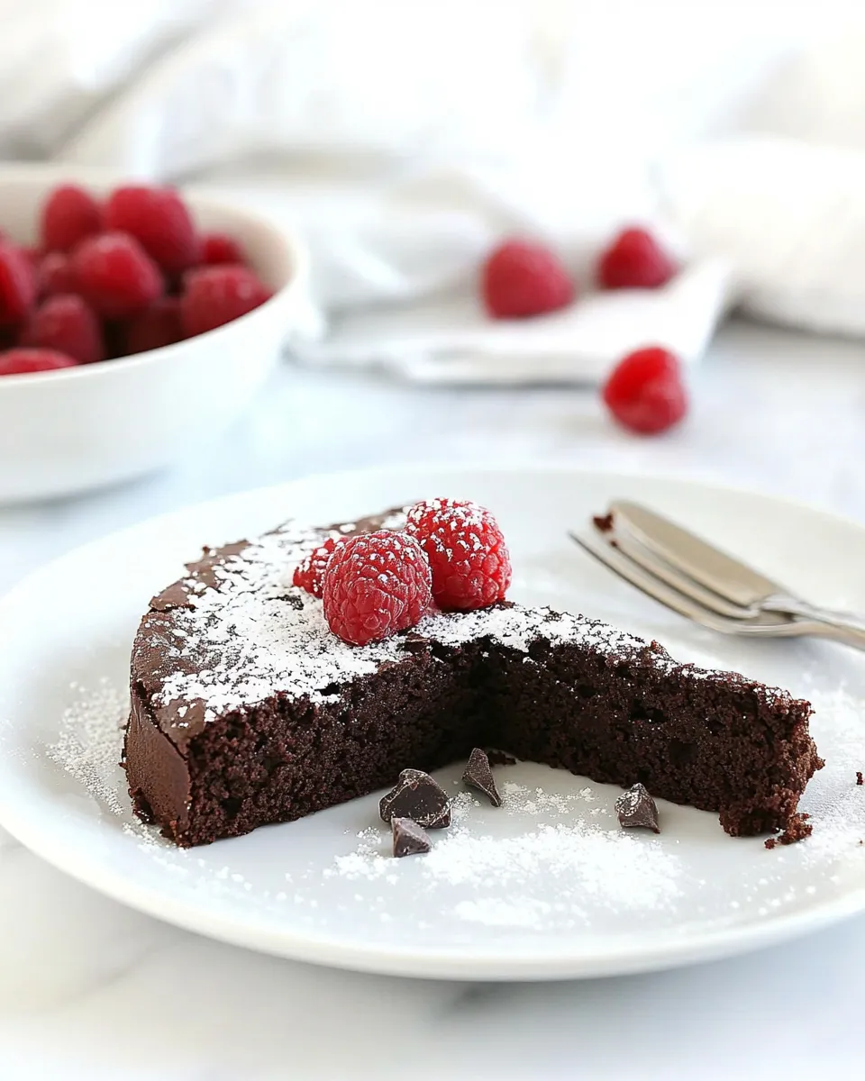 Classic Flourless Chocolate Cake image