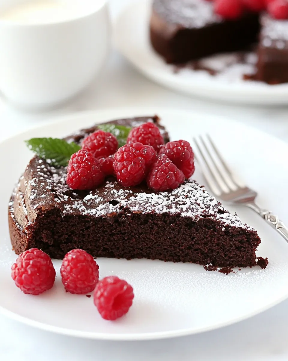Easy Flourless Chocolate Cake recipe photo