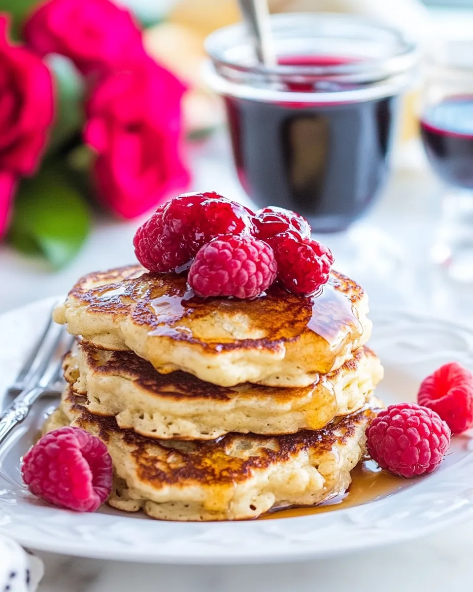 Homemade Fluffy Cottage Cheese Pancakes Recipe photo