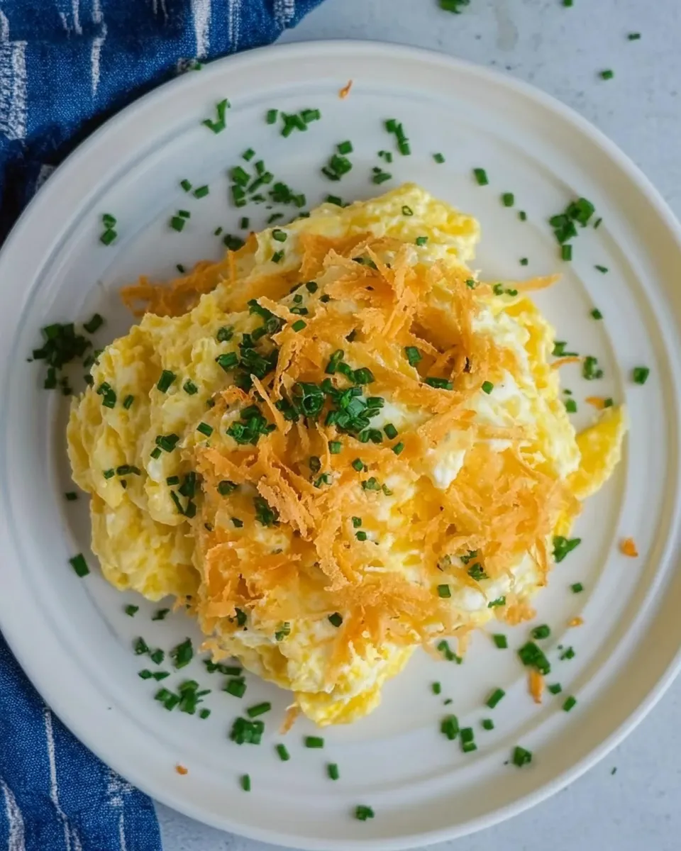 Easy Fluffy Scrambled Eggs With Milk recipe photo