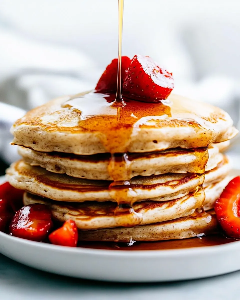 Classic Fluffy Whole Wheat Pancakes image