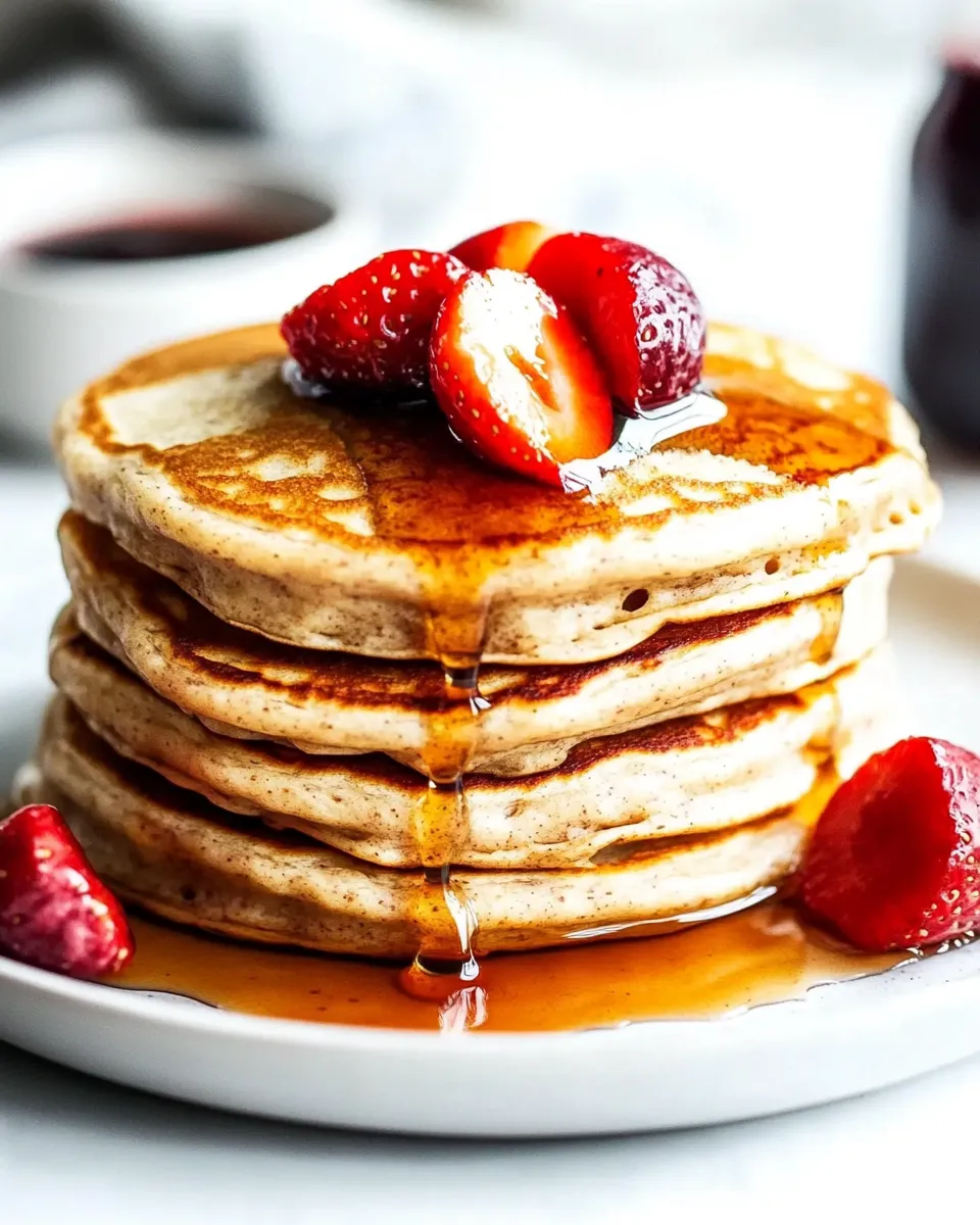 Delicious Fluffy Whole Wheat Pancakes dish photo