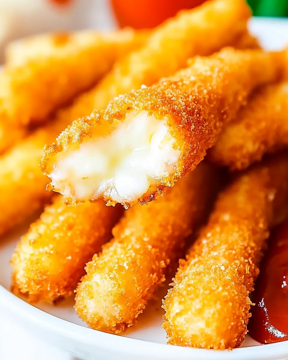Classic Fried Mozzarella Cheese Sticks image