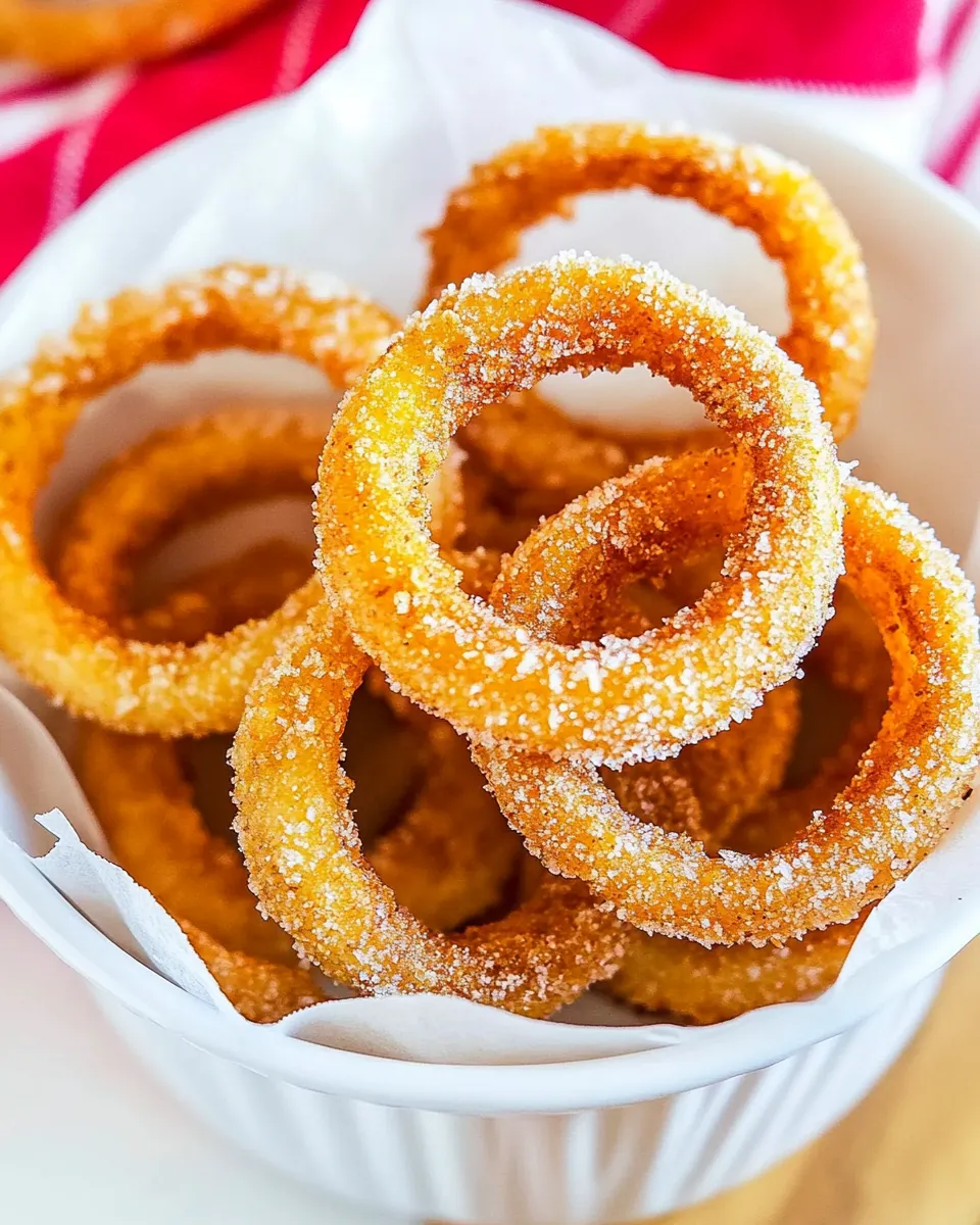 Quick Frozen Onion Rings In The Air Fryer recipe photo