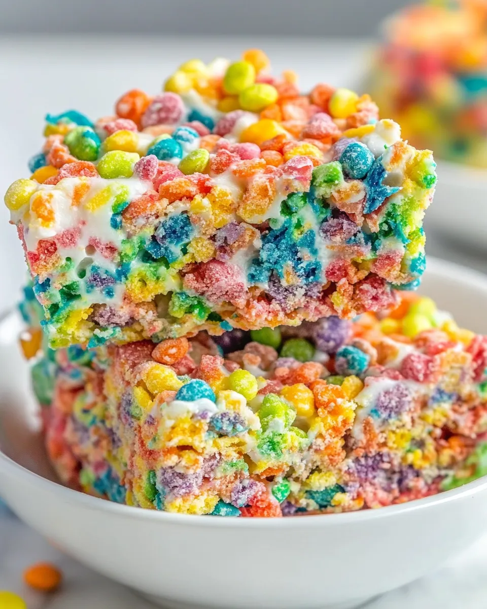 Easy Fruity Pebble Treats photo