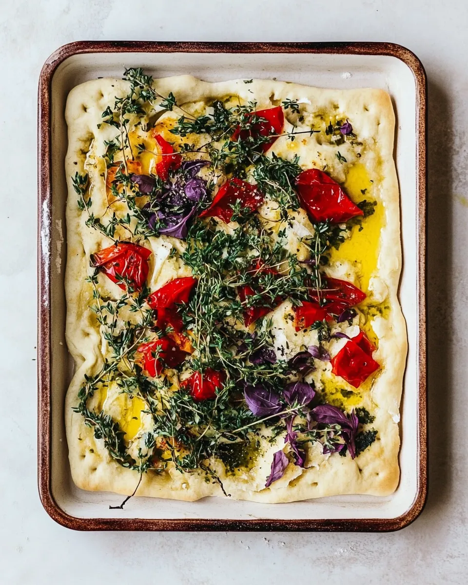 Classic Garden Focaccia Recipe image