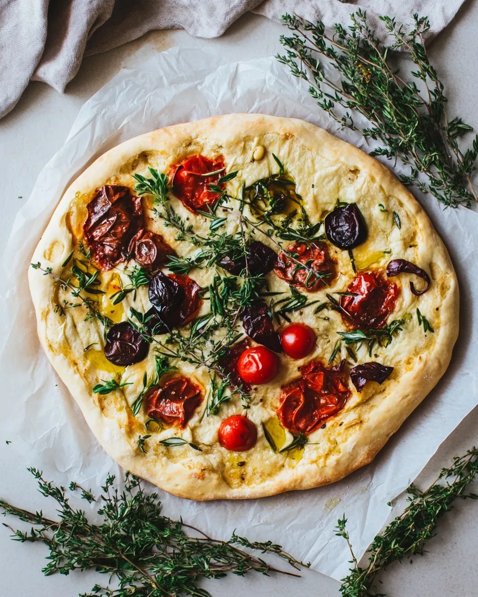 Delicious Garden Focaccia Recipe dish photo