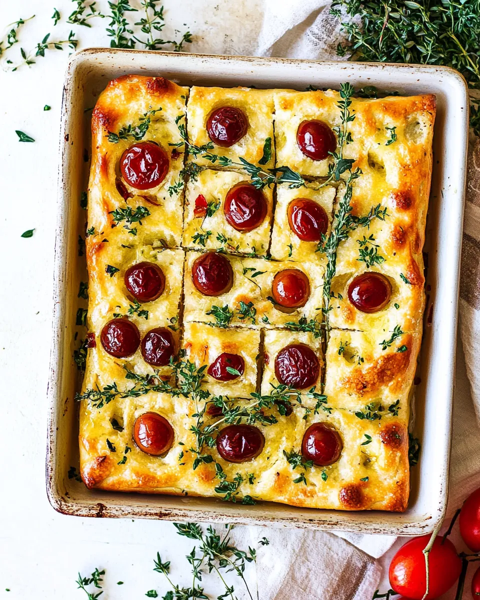 Delicious Garden Grape Focaccia Recipe image