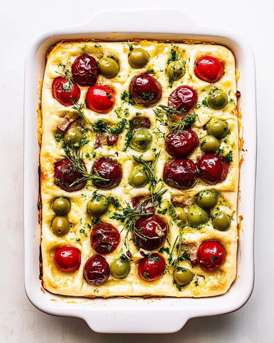 Easy Garden Grape Focaccia Recipe shot