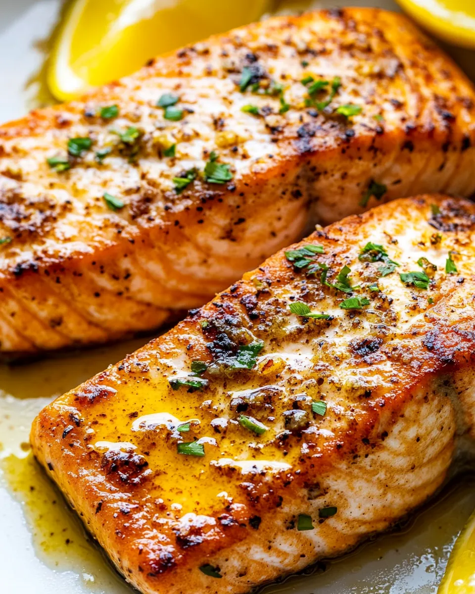 Delicious Garlic Butter Salmon image