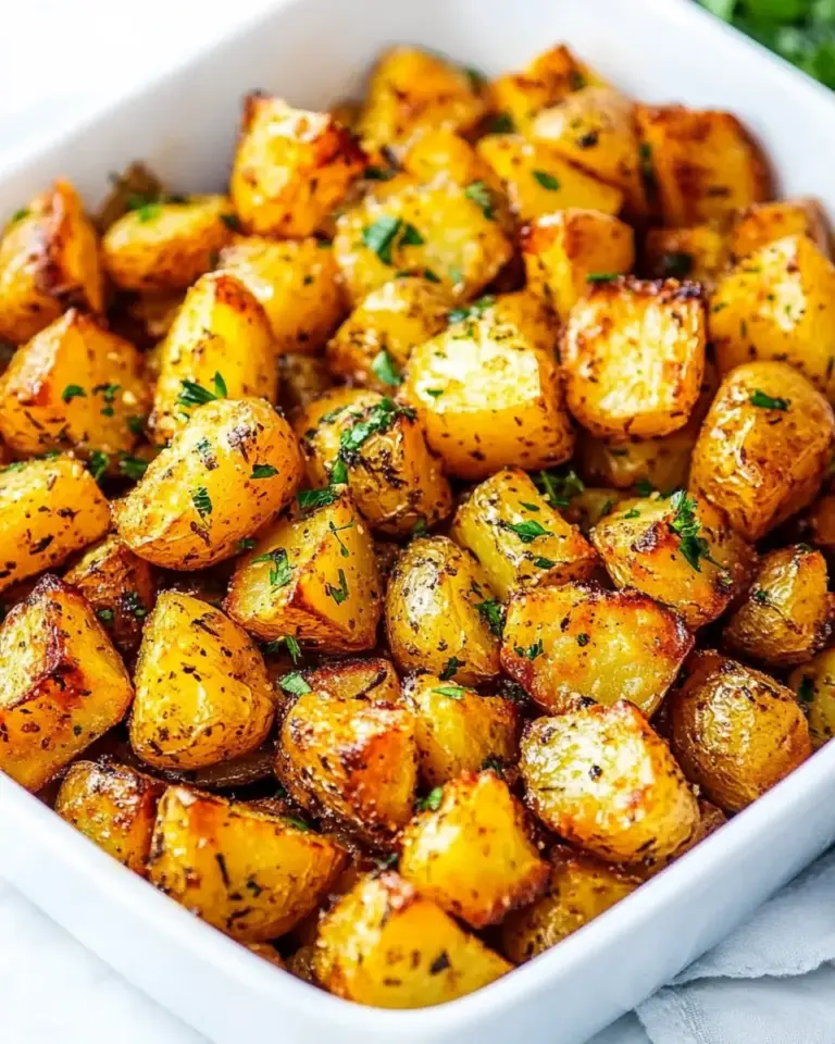 Homemade Garlic Roasted Potatoes Recipe photo