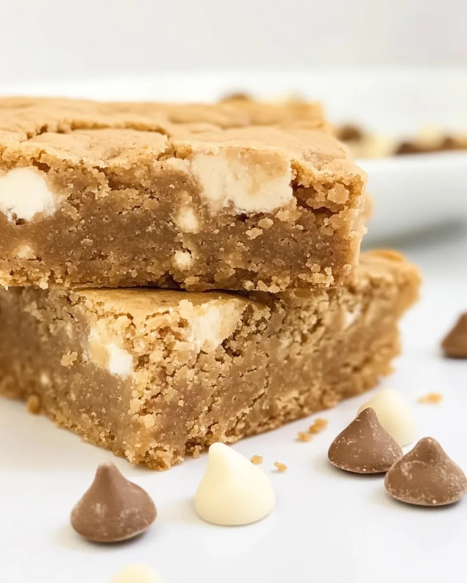 Delicious Gluten Free Blondies shot