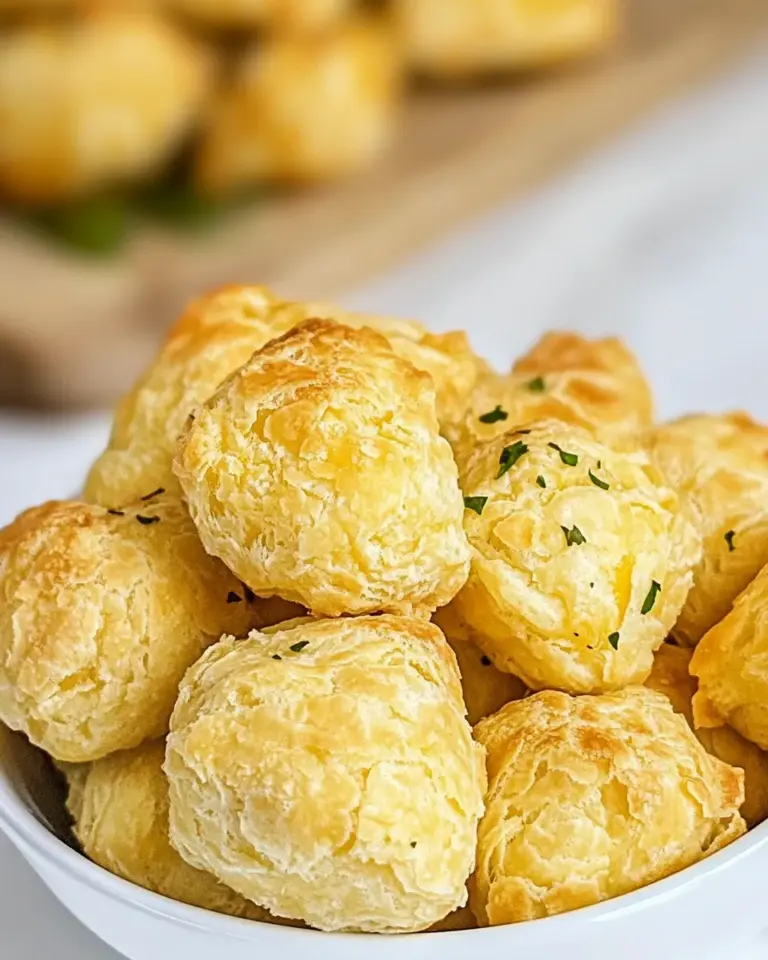 Homemade Gougres (French Cheese Puffs) photo