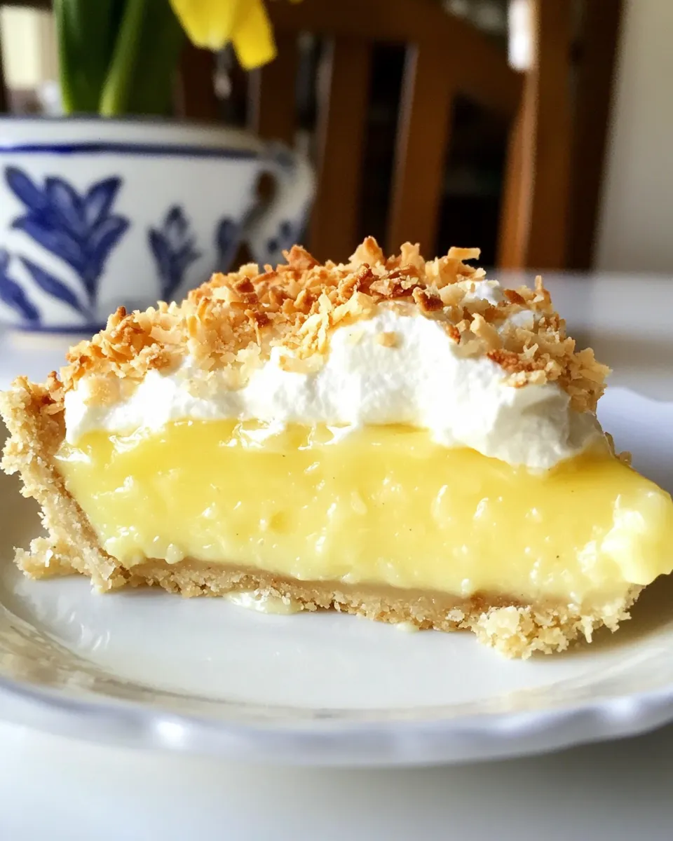 Easy Grandmas Coconut Cream Pie recipe photo