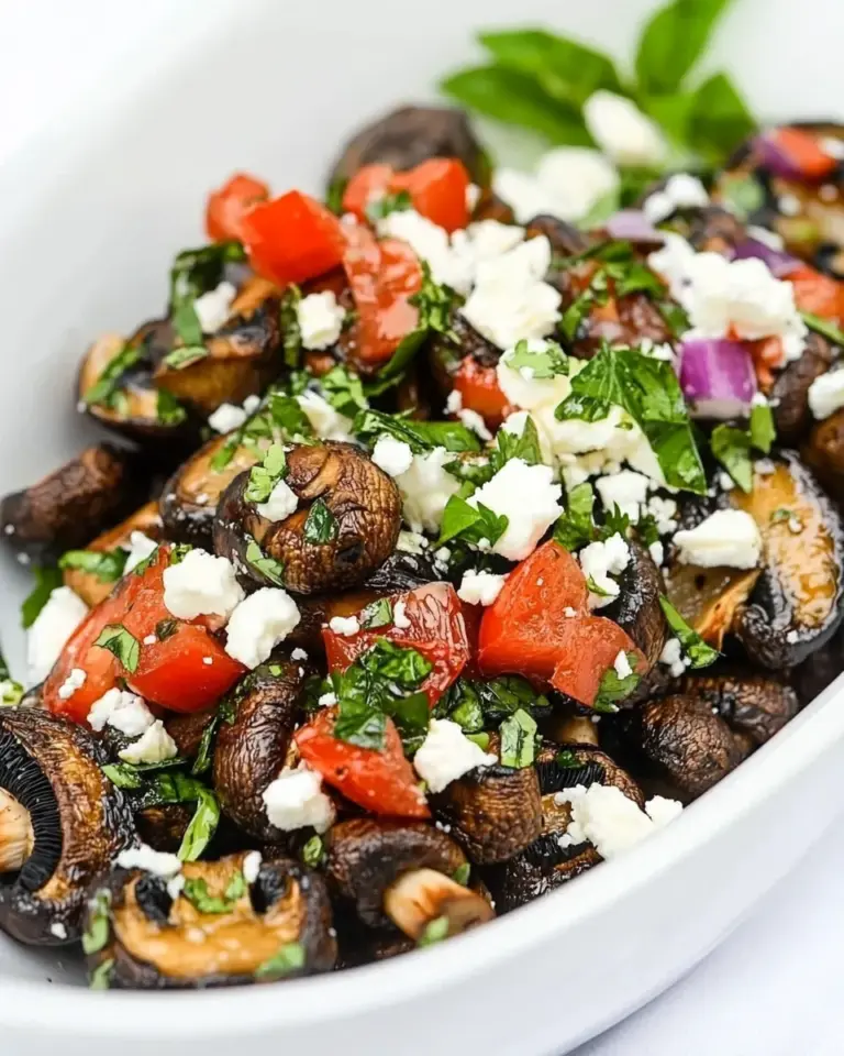 Homemade Greek Style Oven Roasted Mushrooms photo
