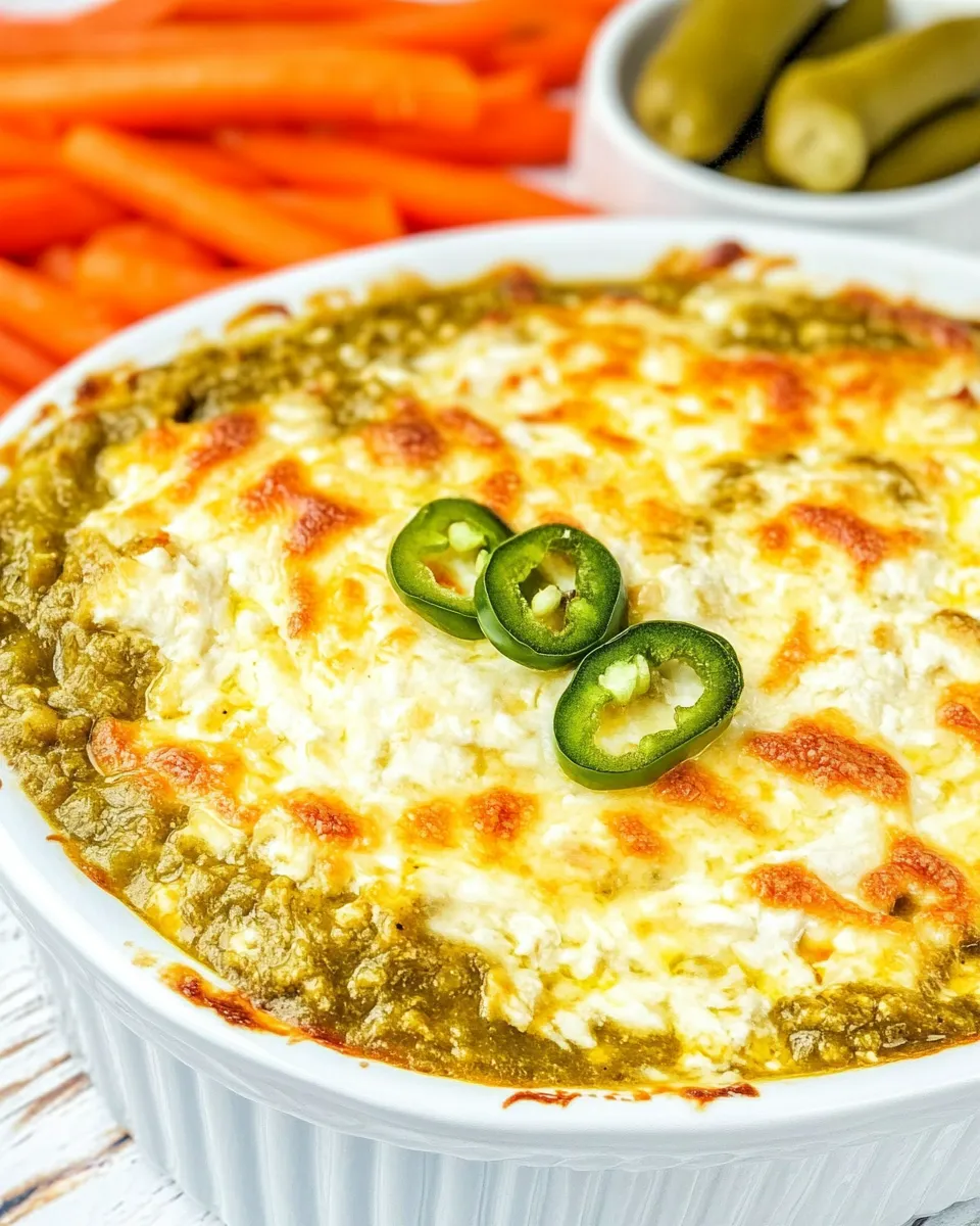 Homemade Green Chile Chicken Dip photo