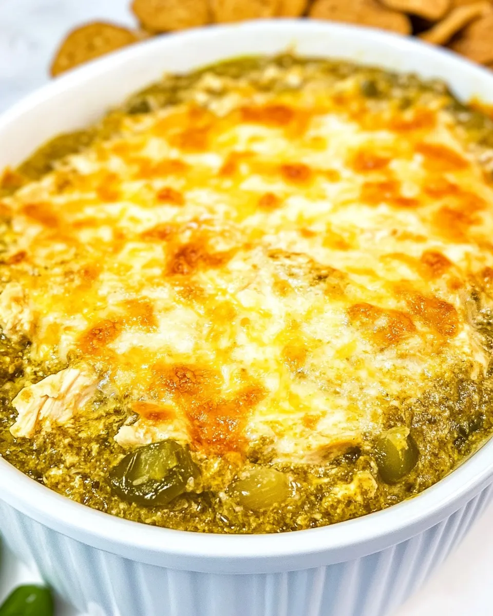 Classic Green Chile Chicken Dip image