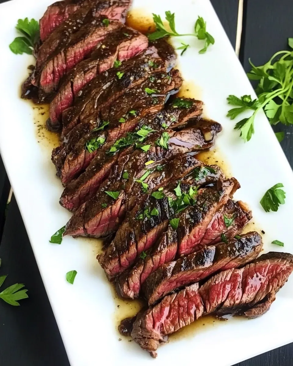Classic Hanger Steak food shot