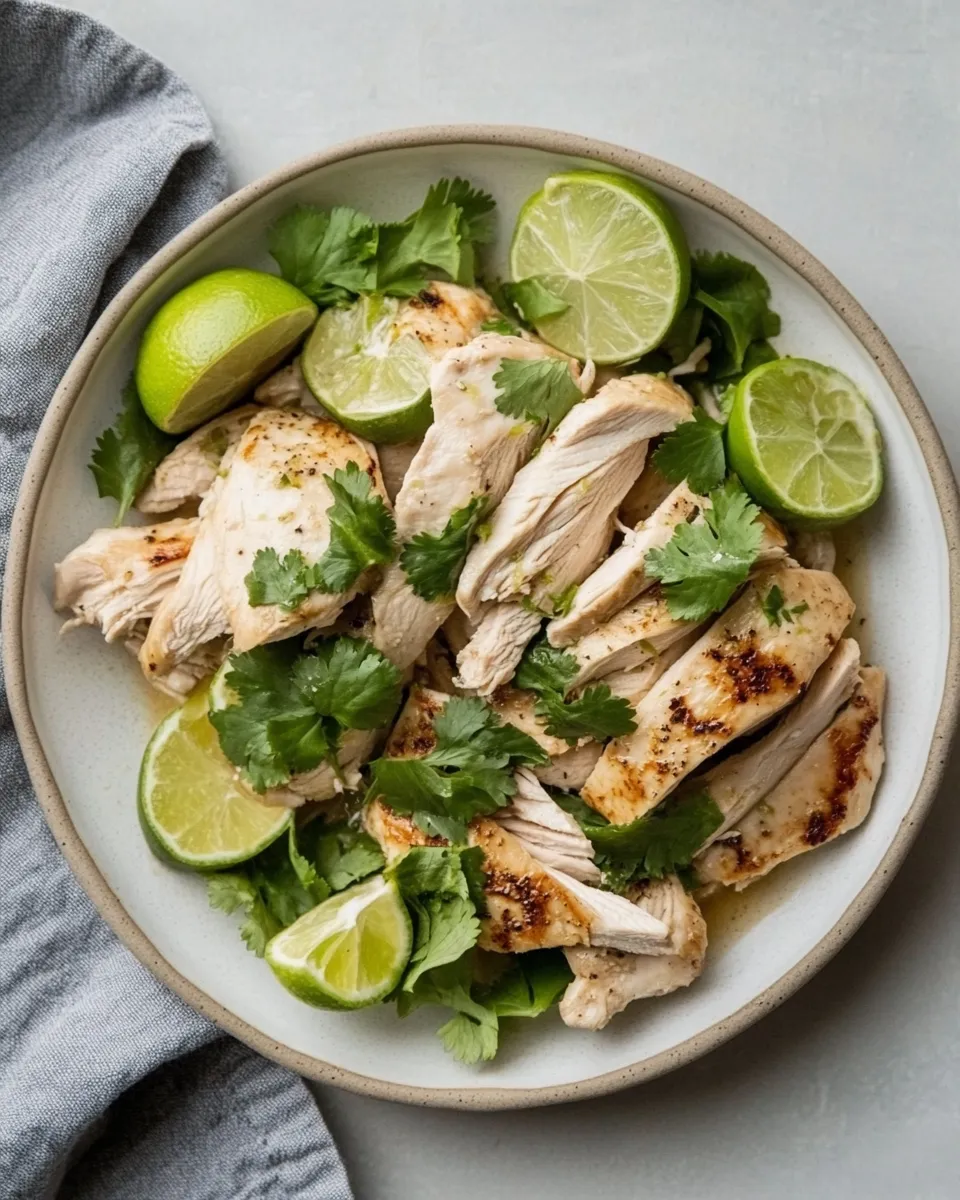 Quick Healthy Instant Pot Lime Chicken recipe photo