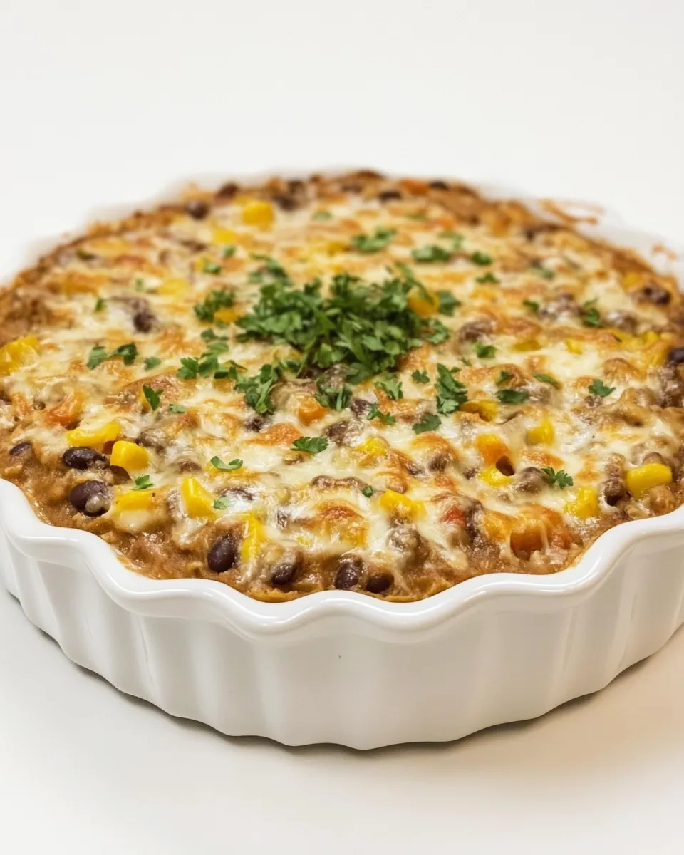 Homemade Healthy Mexican Black Bean Casserole photo