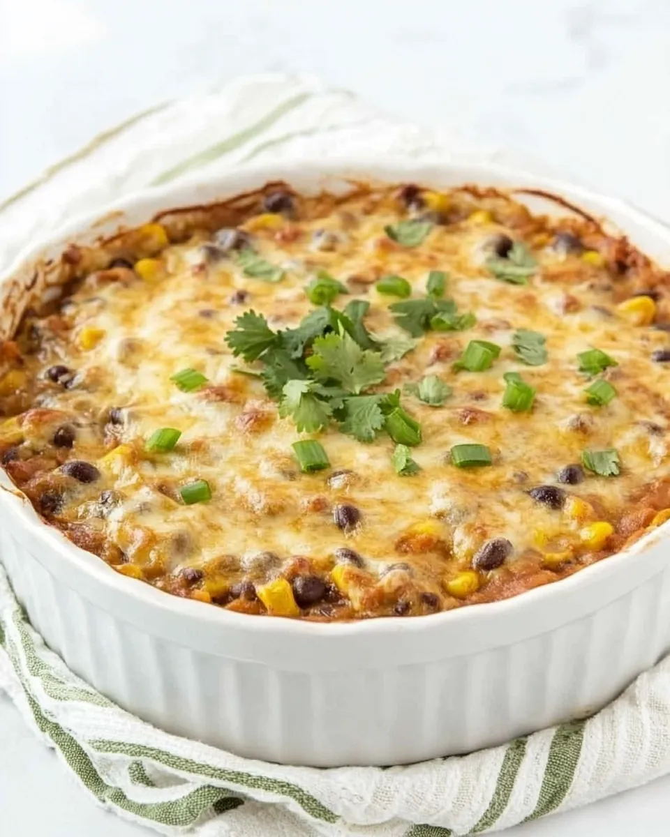 Classic Healthy Mexican Black Bean Casserole image