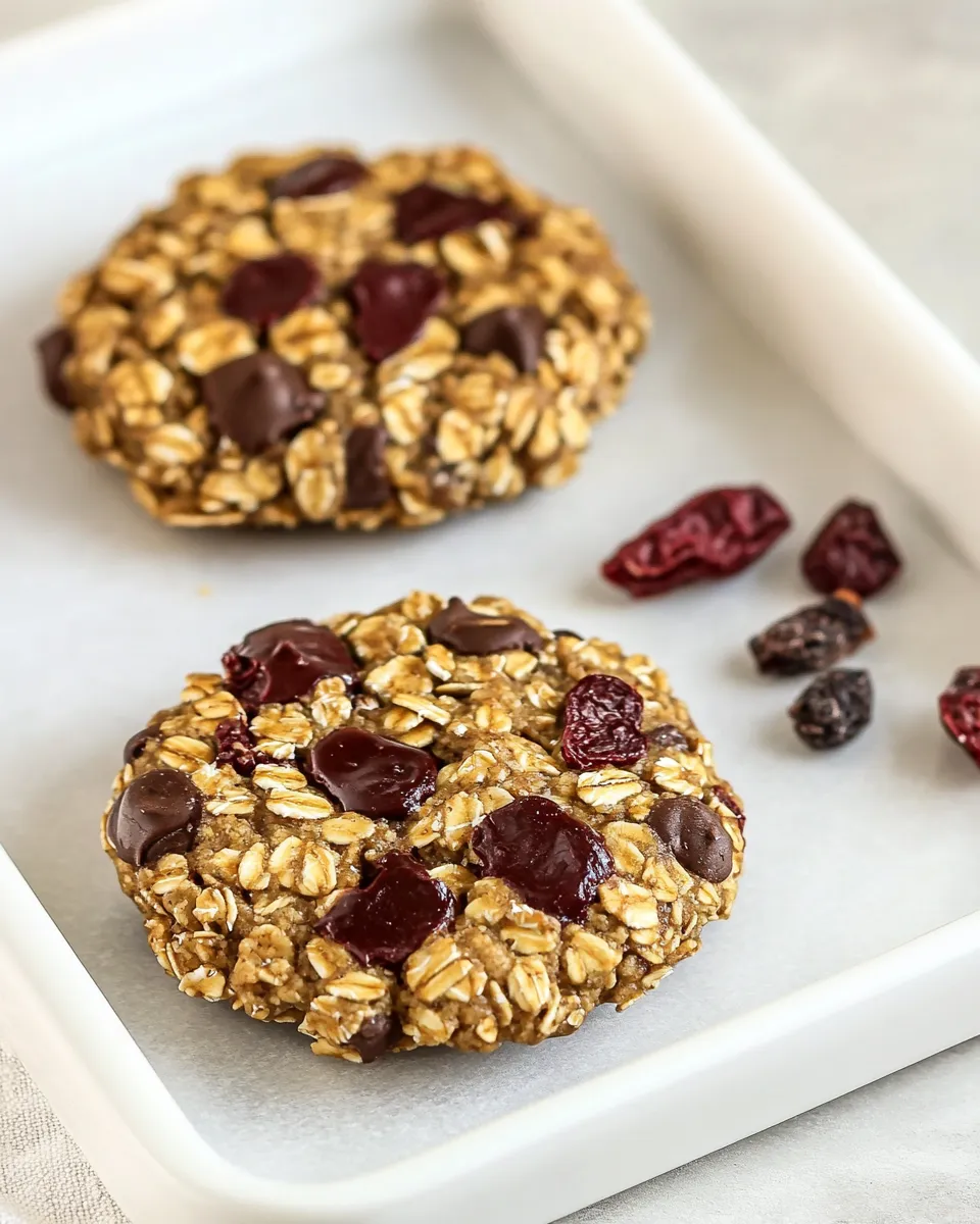 Delicious Healthy Oatmeal Breakfast Cookies image