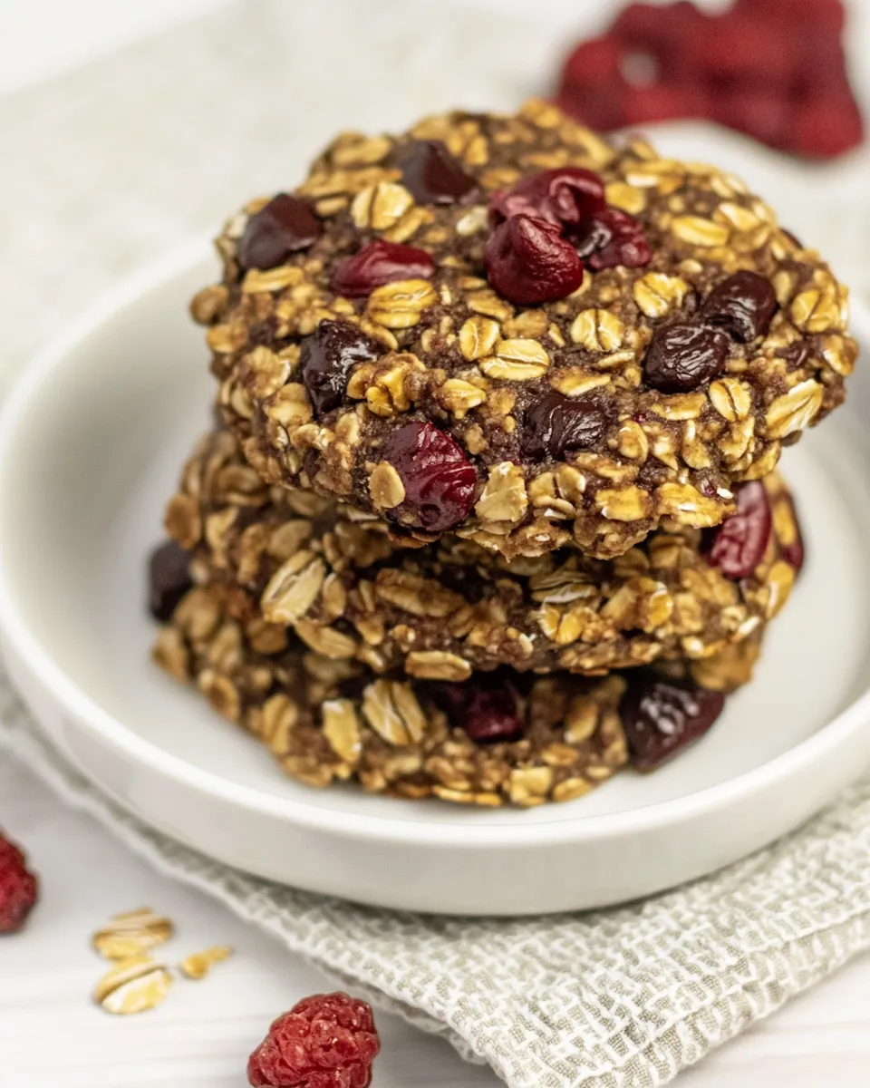 Easy Healthy Oatmeal Breakfast Cookies recipe photo