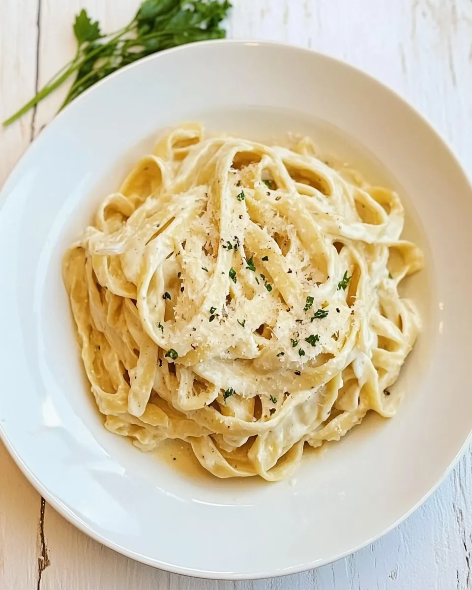 Classic Homemade Alfredo Sauce recipe photo