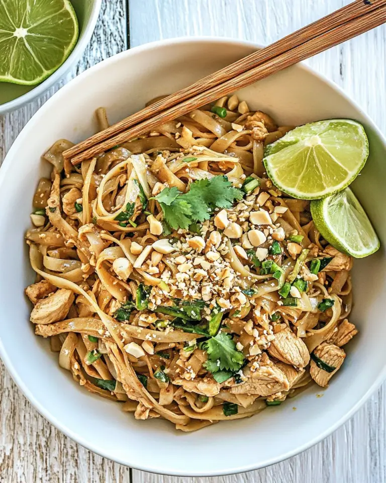 Homemade Chicken Pad Thai photo