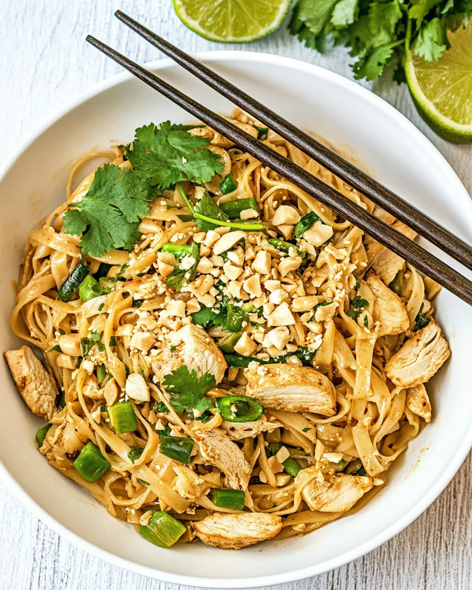 Best Homemade Chicken Pad Thai photo