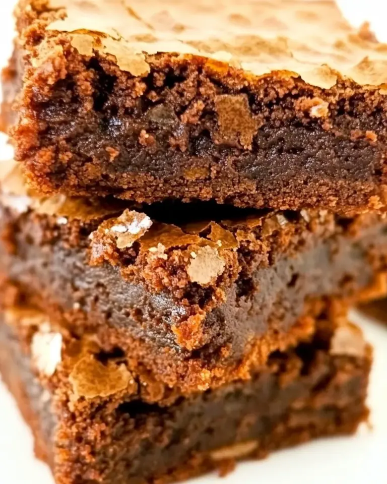 Easy Homemade Fudge Brownies photo