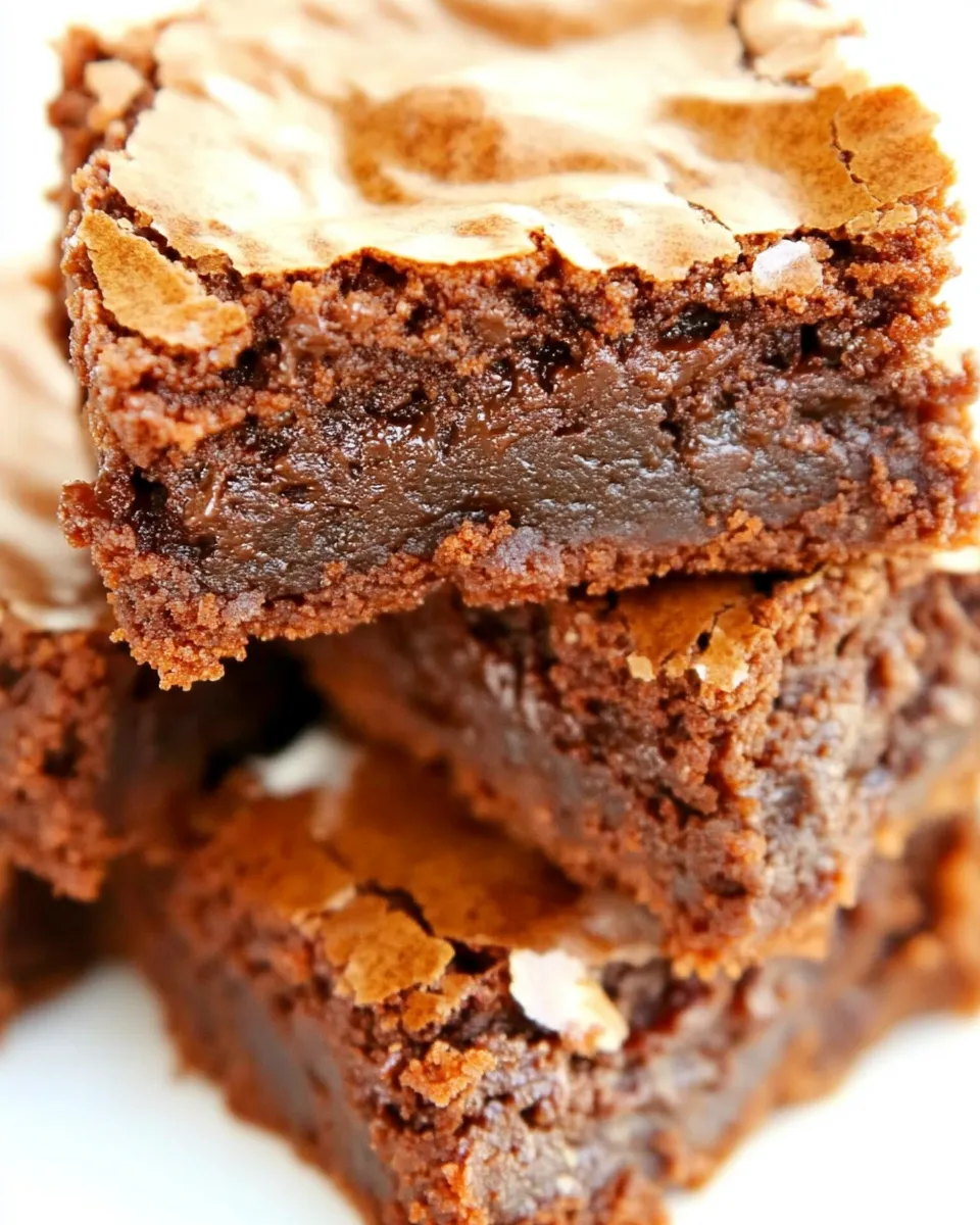 Delicious Homemade Fudge Brownies image