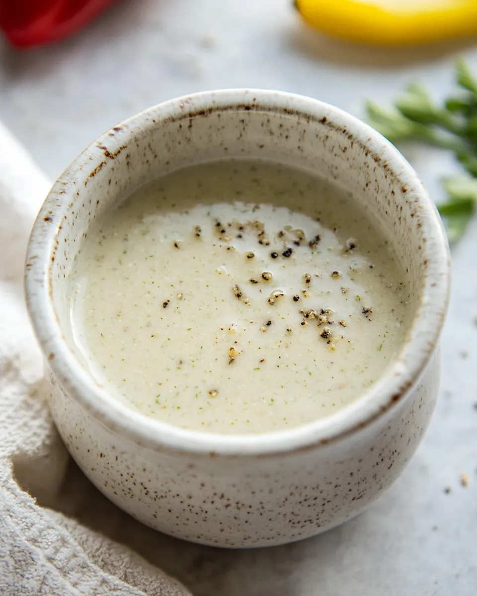 Tasty Homemade Italian Dressing Recipe food shot