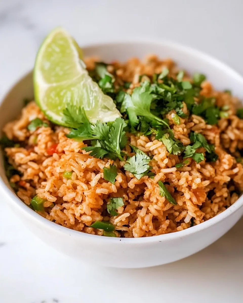 Quick Homemade Mexican Rice dish photo