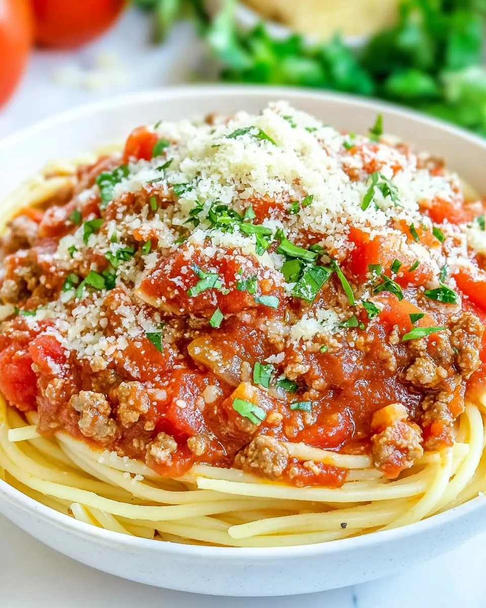 Homemade Spaghetti Meat Sauce: Family Favorite photo