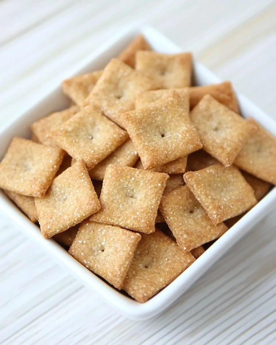 Delicious Homemade Wheat Thins image